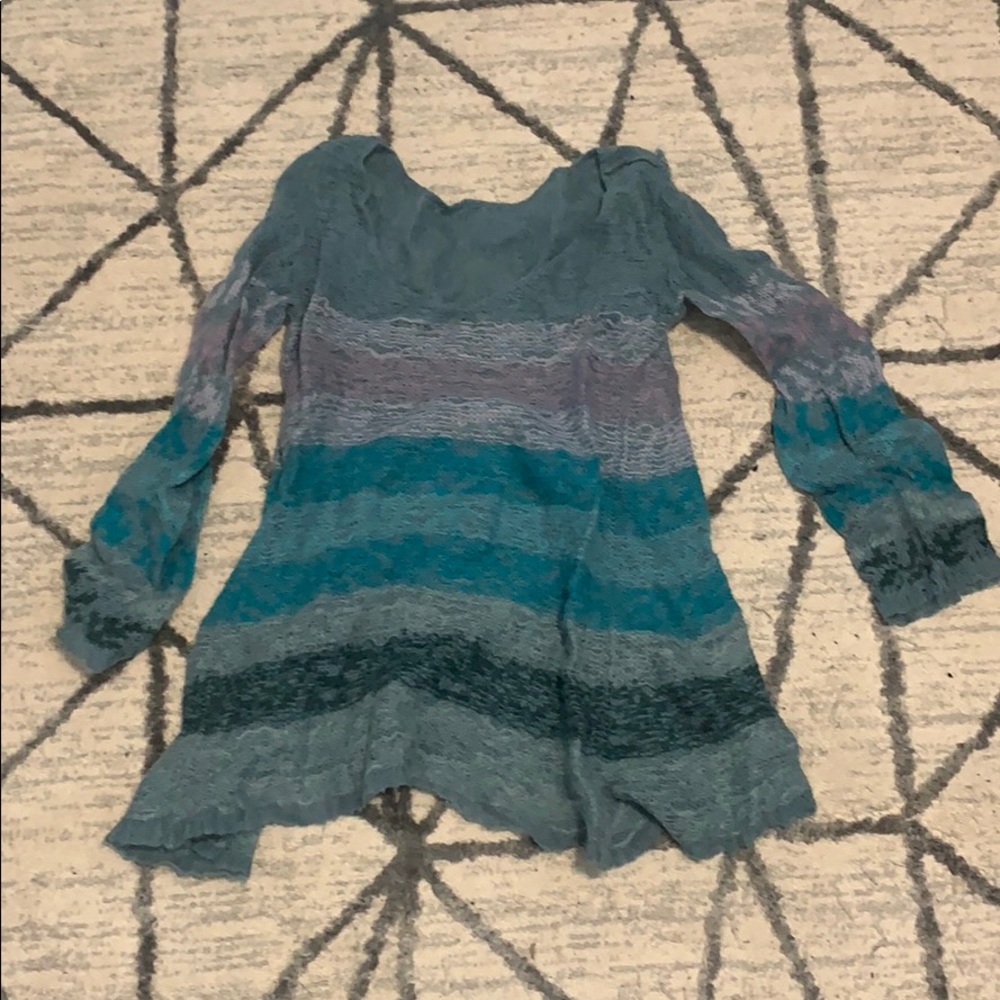 Woven free people sweater